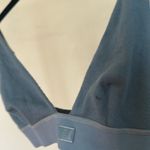 SKIMS  Cotton Rib Plunge Bralette Kyanite Bralette size‎  XXS nwot Photo 4