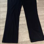 Yogalicious  large Black Flared athletic yoga Pants pocket drawstring Photo 1