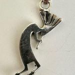 Vintage Native American Inlay sterling silver rose quartz abalone kokopelli Pen Photo 4