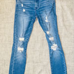 Abercrombie & Fitch Blue Ankle Cropped Jeans size 0 Photo 0