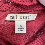 Mi Ami Embroidered Lace Swing Dress L Mini Sleeveless Tiered Flowy Bohemian Brown Size L Photo 2