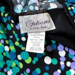Delta Burke Sarong Front Swimsuit Swim Dress Swimdress Colorful Polkadot 24W New Blue Photo 5