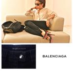 Balenciaga Authentic  ankle-zip crop jeans skinny black- Size 44 (12) Photo 2