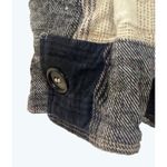 Blu Pepper Shacket Medium Plaid Oversized Western Cabincore Flannel Shirt Jacket Photo 2