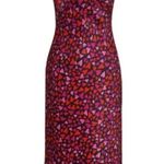 NWT Rumored Sunset Strip Midi Dress Pink Red Heart | Date Night Valentine’s Day Photo 3