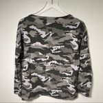 Chaser  Camo Cozy Pullover Sweatshirt Gray Medium NWT Photo 9