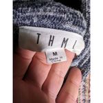 THML  Blue/Gray Turtleneck Sweater Women's Size Medium Photo 2