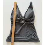 Michael Kors Gunmetal Tank Bathing Suit Cruise Swimwear Sleek Top Part XS Gray Photo 4