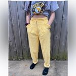 Vintage Together Size 10 Butter Yellow Corduroy Pants High Waist Preppy 90’s Photo 12