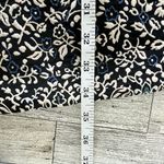 H&M  Floral Embroidered Tapestry Sheath Dress Size 12 Pockets Black/Cream Photo 11