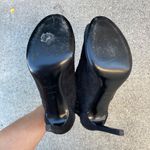 Saint Laurent Jane black suede and lace open toe lace-up booties size IT 37 Photo 10