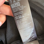 Topshop  Long Sleeve Lace-Up Back Ribbed sweater Mini skater Dress US 4 black Photo 14