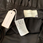 CEDRIC CHARLIER Designer Jumpsuit Black Satin Belted Strapless One Piece 8 NWT Photo 6