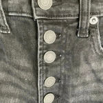 Gap CLEARANCE Cutoff Black Denim Jean Shorts 00 24 Hugh Rise 4” EUC Button Fly Photo 1