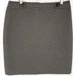 Ann Taylor Women's Black White Diamond Print Pencil Skirt Size 14 Career Office Photo 0