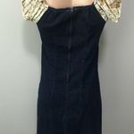 Maria Gabrielle New York Denim Peasant Dress Tie Front Cap Sleeves Size undefined Photo 2