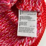 ON 34TH Red Pink White Textured Knit Button Front Cardigan Sweater 2X Photo 4