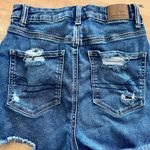 American Eagle  Outfitters Ripped Blue Jean Shorts Photo 1