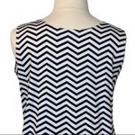 Chico's Chico’s Women's Black White Stripe Scoop Neck Tank Top Size 3 - Large Photo 7