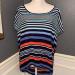 Torrid striped scoop neck/ boat neck shirt Photo 1