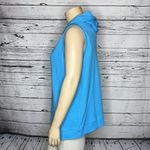 Quacker Factory NWT 2X Blue - Fleur De Lis Embellished Waffle Knit Vest Jacket Photo 2