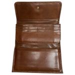 None Tan Blue Earth Tone Tapestry Southwest Aztec Foldable Long Wallet Photo 3