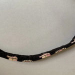 Vera Bradley Elephant Print Black Pink Purse Handbag Paisley Vintage Shoulder Photo 5