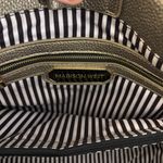 Madison West  Large Leather Tote Bag Gold Bronze Photo 4