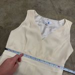 Isaac Mizrahi Vintage  cream ivory coquette babydoll peplum top Photo 3