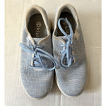 Kizik Madrid Eco Knit Slip On Sneaker Women Size 6 Light Sky Blue Comfort Photo 2