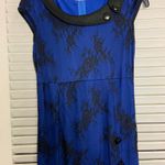 Shez MD Lace blue peter collar Chinese dress Black Photo 3