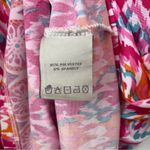 Charlie Paige  Abstract Tunic Dress Pink Aqua Orange White Size Small Photo 5