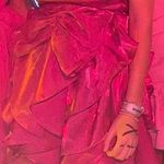 These Three Boutique Pink Strapless Bow Dress Photo 2