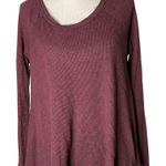 We The Free Waffle Knit Tunic Top Size S Thermal Long Sleeve BOHO Flowy Photo 0