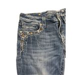 Miss Me low rise signature boot jeans sz 29 jewel embellished bottom pockets Photo 5