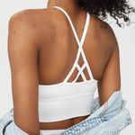 Aerie OFFLINE BY | NWT Real Me Strappy Back Sports Bra White Padded | Size XXL Photo 1