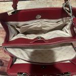 Steve Madden  Bmatteo Top Handle Satchel Purse Handbag Maroon Red 12x9 Photo 3