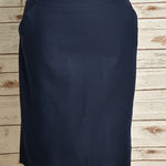 J.Crew  classic corpcore office siren navy blue The Pencil Skirt Size 10 Photo 0