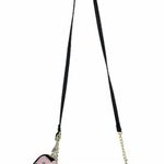 Betsey Johnson  Quilted Hearts Crossbody and Ear Bud Case Pink White Black Photo 1