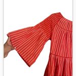 Free People NWT  Lola Embroidered Mini Dress, Capri Orange, Size XS Photo 5