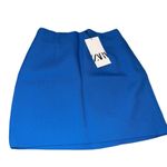 ZARA  high waisted blue mini skirt size Xs new Photo 5