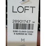 Loft Beach Collection Swimsuit Black With White Specks Ruffle Size Medium Halter Photo 4