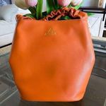 Ahisa Bag Bettye Bucket Vegan Medium French Cognac GUC Orange Photo 0