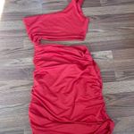 Red Mini Body Con Dress Photo 0