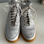 Nike  White‎ and Brown Athletic Shoes with Gum Sole Photo 1