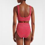 HUNZA G Nadine Bikini Red/White Stripe, BRAND NEW, $255 Red Size undefined Photo 11