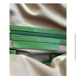 Isaac Mizrahi Women's Large Green Leather Hobo Crossbody Bag Photo 9