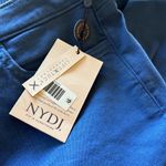 NYDJ NWT Sheri Rivet Side Slit Slim Ankle Jeans In Royal Blue Photo 3