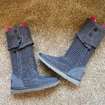 UGG Gray Cable Knit Boots - 7 Photo 0