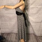 Alyn Paige Black White Print Halter Top Dress Asymmetrical Hemline Wear 3 Ways M Photo 11